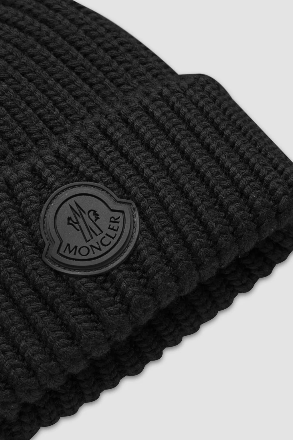 Bonnet en laine Moncler Noir