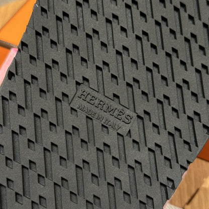 Sandales Chypre Hermès Marron & Rose