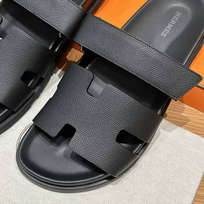 Sandales Chypre Hermès Noir