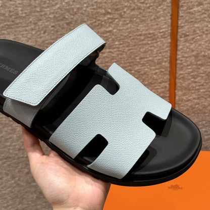 Sandales Chypre Hermès Bleu ciel