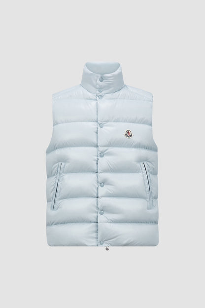 Doudoune sans manche Tibb Moncler Bleu Pastel