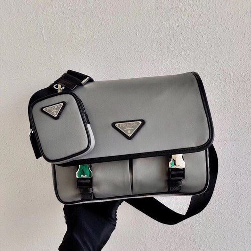 Sac à bandoulière Prada Gris